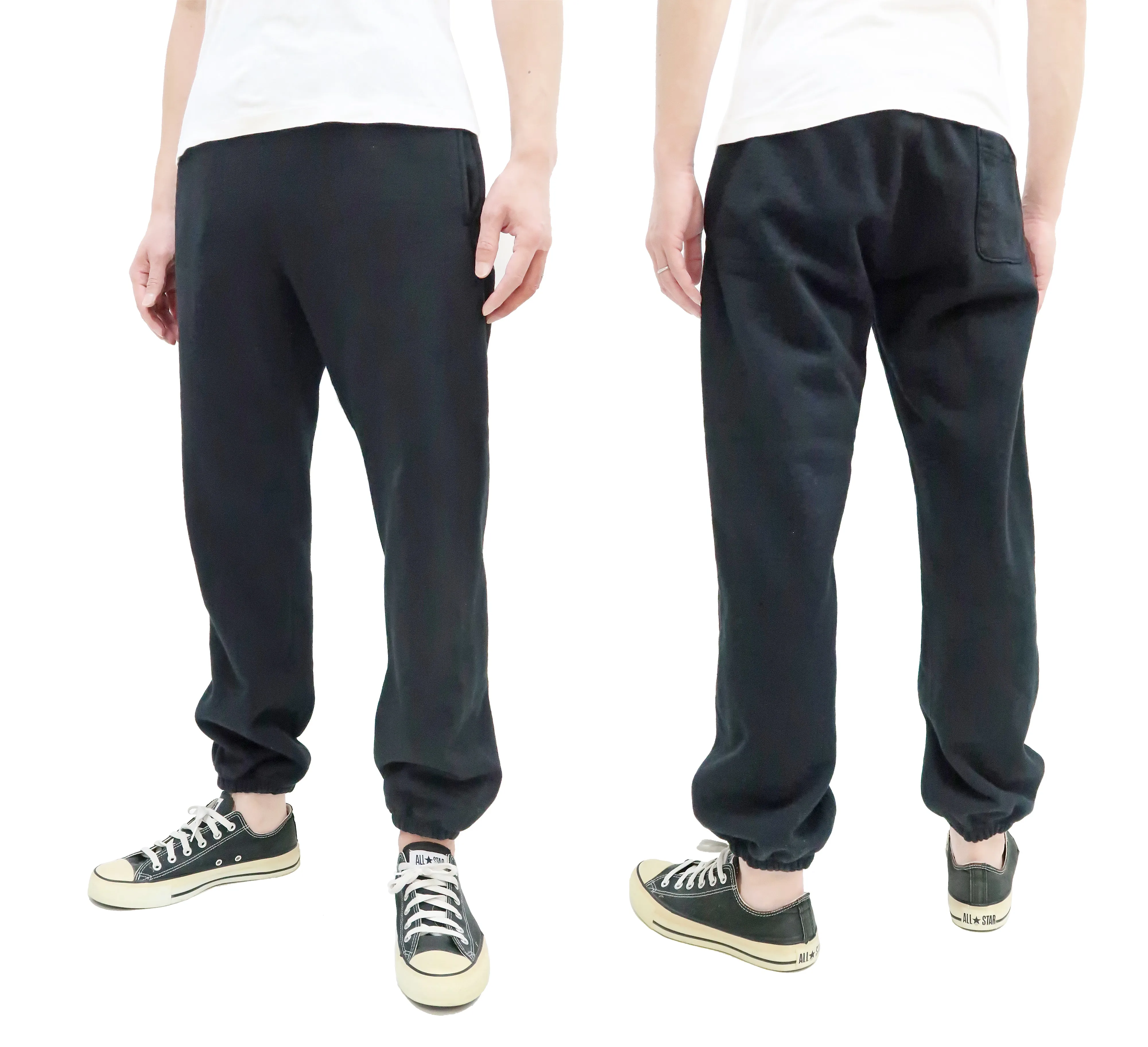 Whitesville Sweatpants Men's Drawstring Waist Sweatpants with Elastic Cuff WV49036 119 Black