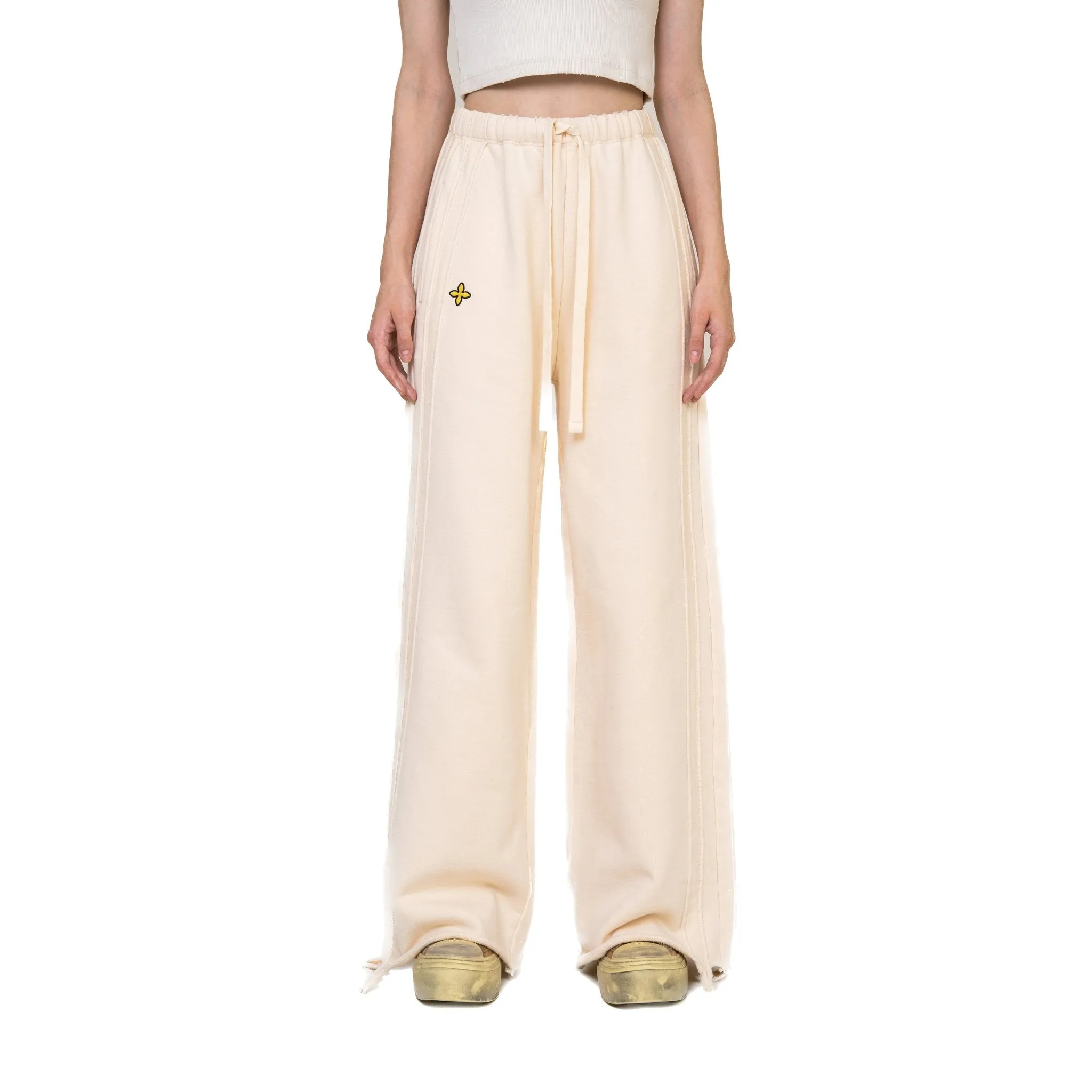 WildWorld Cream Sweatpants Culottes