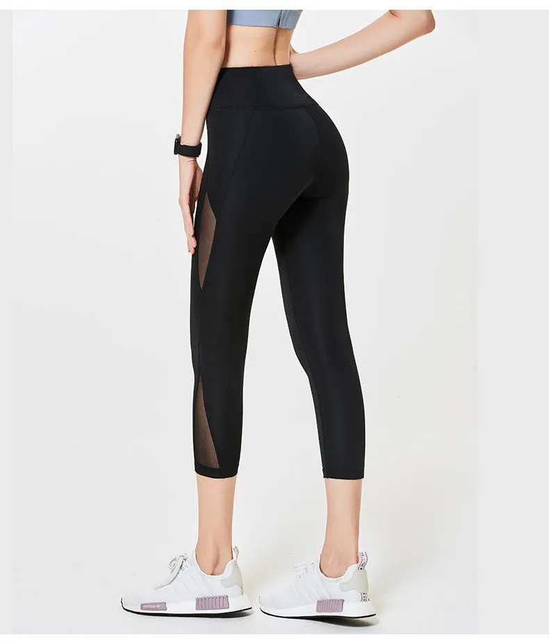 Women’s Hip-Lifting Fitness Leggings – Stretch Tights for Workout