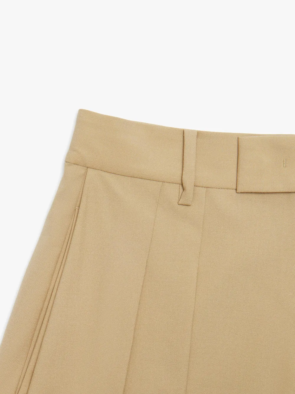 Wool-blend Pleated Culottes