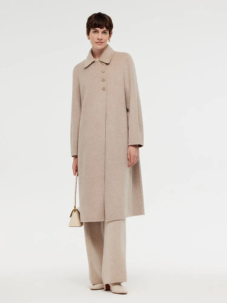 Wool Cashmere Women Overcoat