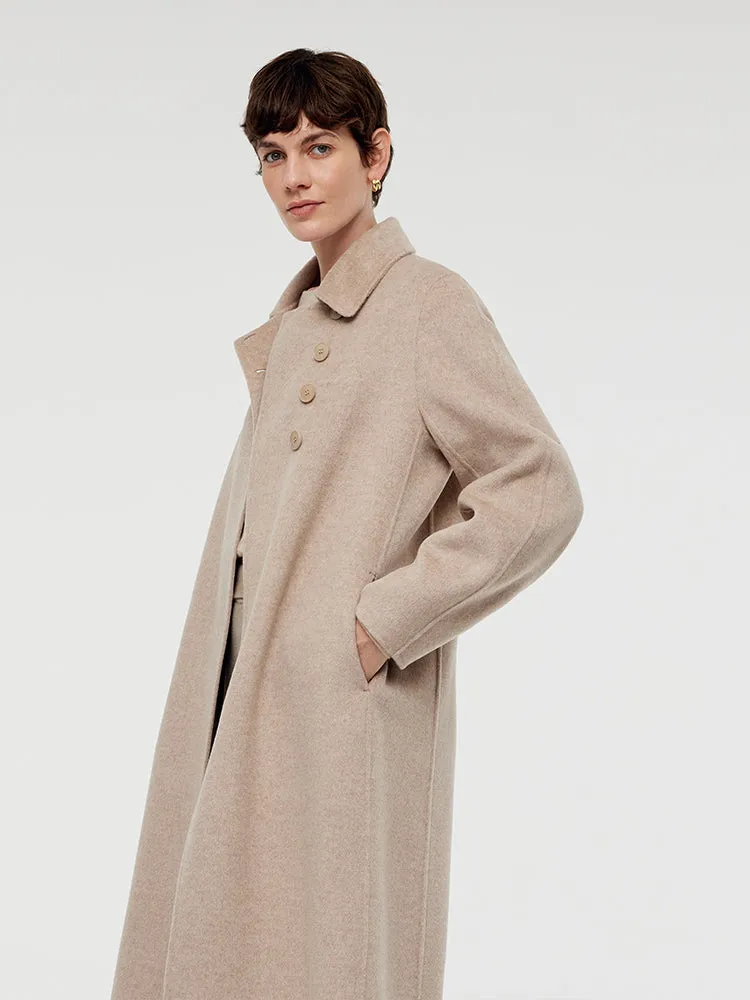 Wool Cashmere Women Overcoat