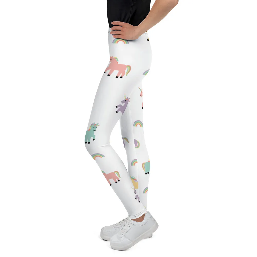 Youth Unicorn Magic Leggings: Sparkle, Style, and Smiles for Kids Ages 8-12!