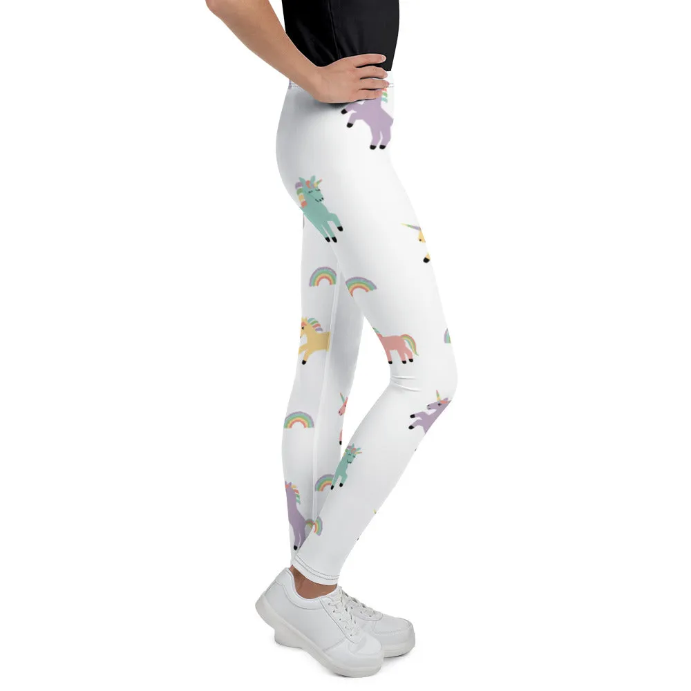 Youth Unicorn Magic Leggings: Sparkle, Style, and Smiles for Kids Ages 8-12!