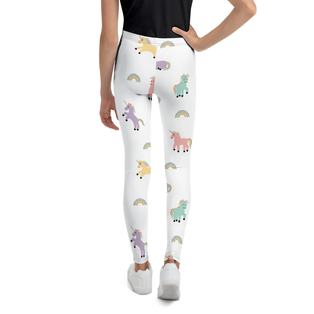 Youth Unicorn Magic Leggings: Sparkle, Style, and Smiles for Kids Ages 8-12!