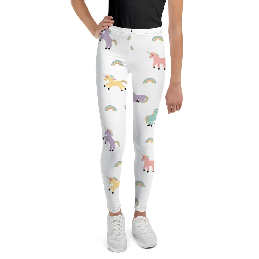 Youth Unicorn Magic Leggings: Sparkle, Style, and Smiles for Kids Ages 8-12!