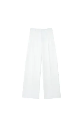 'Zhanetta' Pleated High Waist Wide Leg Pants